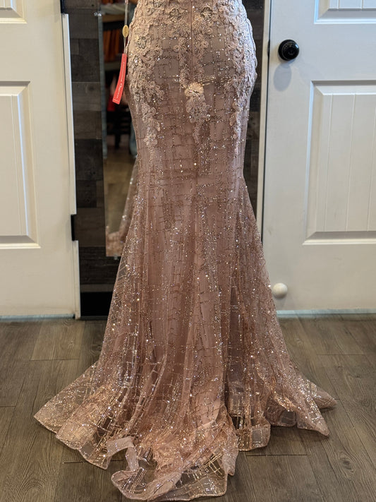 Spaggeti Strap Glitter Dress