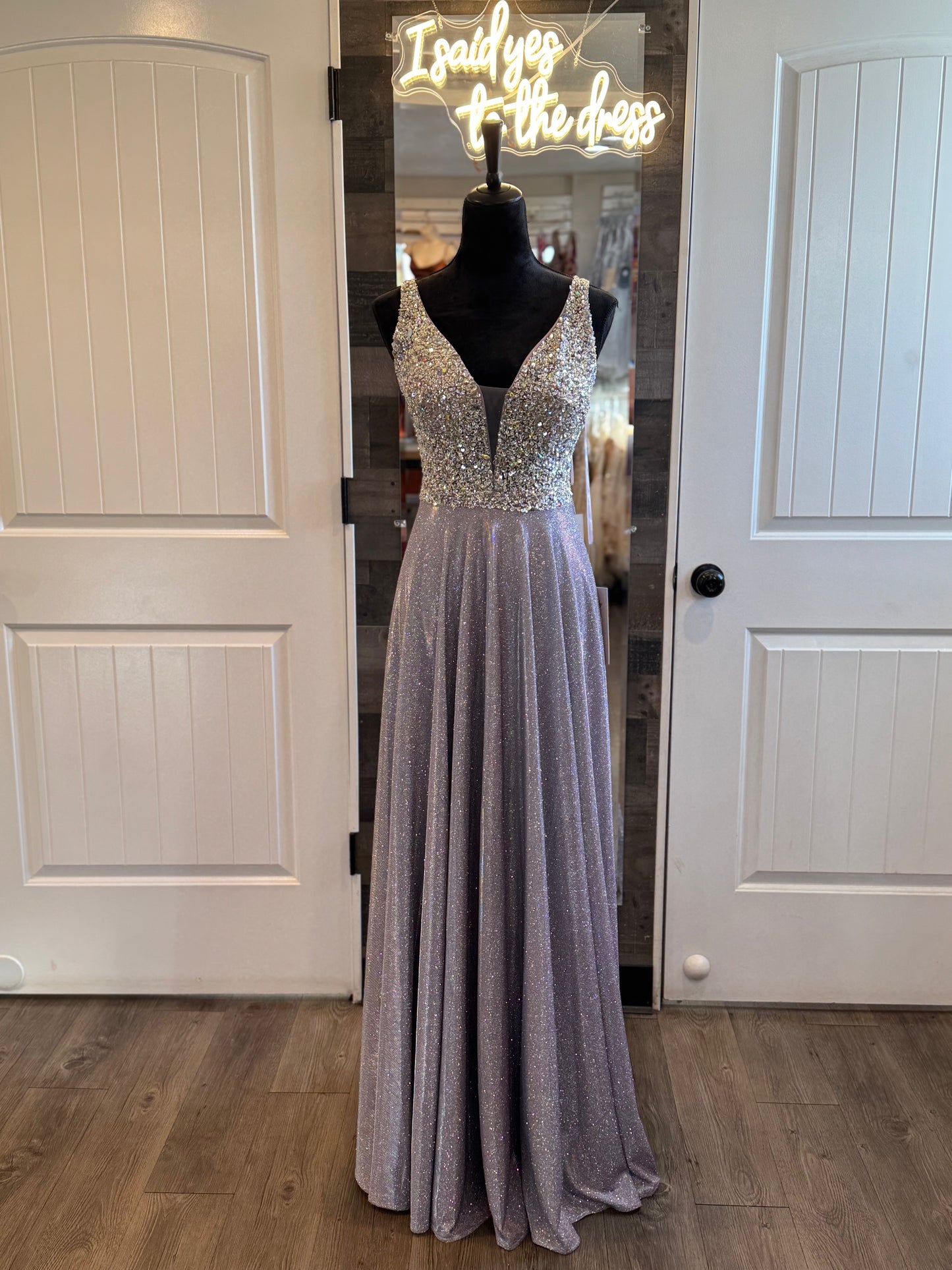 Shimmering A-Line Dress