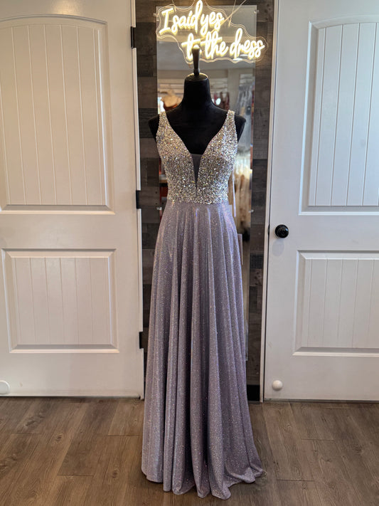 Shimmering A-Line Dress