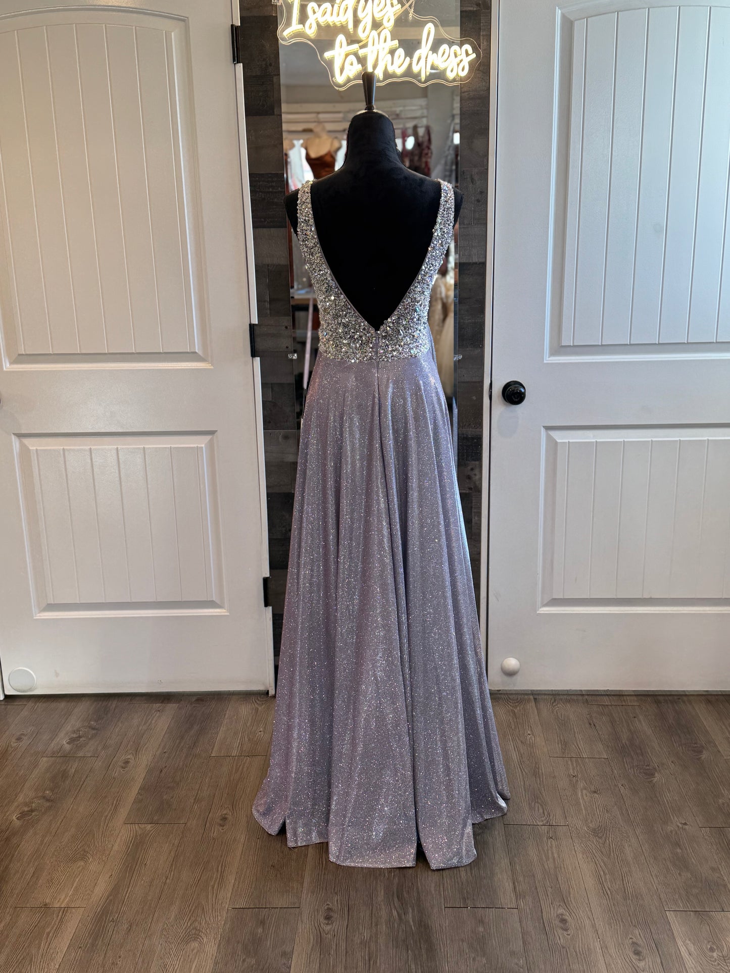 Shimmering A-Line Dress