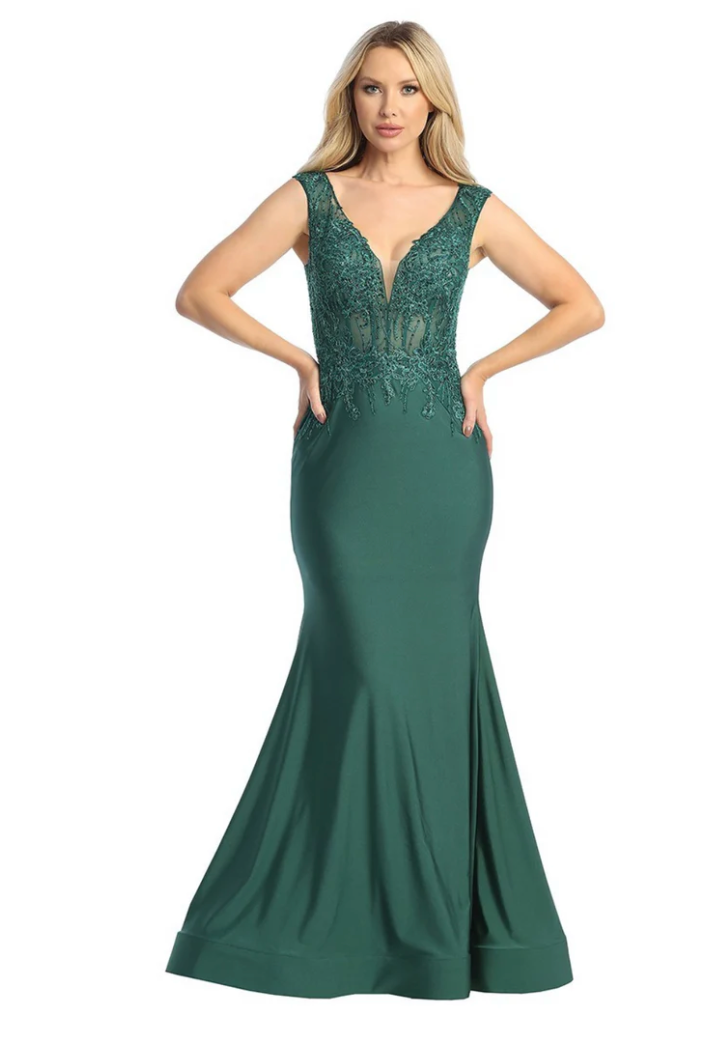 Evening Dress See Trough Top