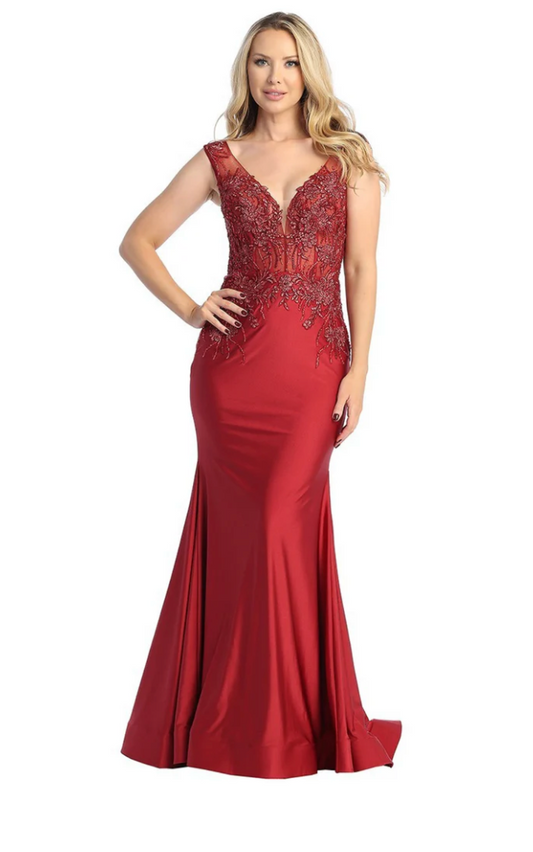 Evening Dress See Trough Top